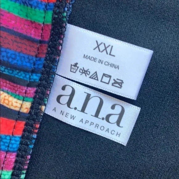 A.N.A Swim Navy Blue Lace Bikini Top, Swim Brief Plus 2X NWT - Picture 13 of 15